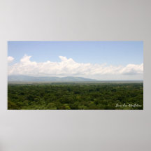 Tanzania landskap (trycket) print
