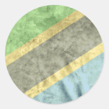 Tanzania Rund Klistermärke