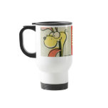 Tappning Odie, reser rånar Kaffe Kopp