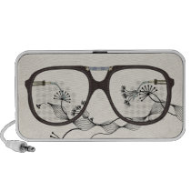 tappningexponeringsglasblomma notebook högtalare