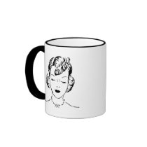 Tappningflicka Kaffe Koppar