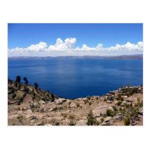 taquile titicaca vykort