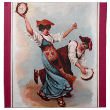 "Tarantella: En italiensk Folkdans ", Servetter