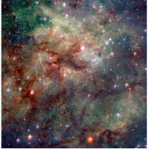 TarantelNebulaHubble utrymme Cut Outs