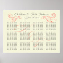 Tara's Seating Chart #2 Poster