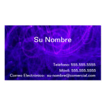 Tarjeta Comercial - Azul y Rosa Visitkort