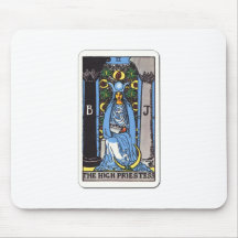 Tarot Die Hohepriesterin The High Priestess Mousepad