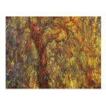 Tårpil Claude Monet vintageImpressionism Vykort