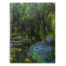 Tårpilar för MONET-näckrosdamm förar journal över Spiral Anteckningsbok