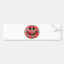 TartanskottSmiley Bildekal
