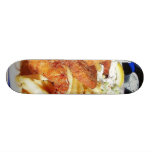 Tartar för fisk för tårtor för pommes fritesräkakr skate board