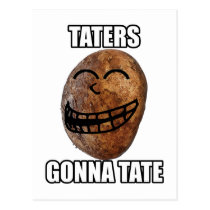 Taters som går att hata vykort