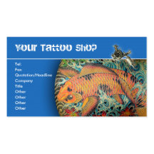 Tatueringen shoppar visitkortar