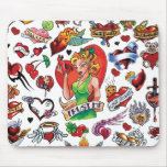 Tatueringhjärta Mousepad Mus Mattor