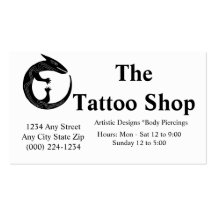 Tatueringvisitkortar