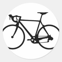 tävlings- cykel - racercykel runda klistermärken