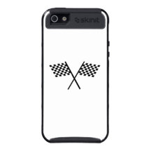 Tävlings- rutig flaggor iPhone 5 fodraler