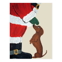 Tax och Santa Vykort