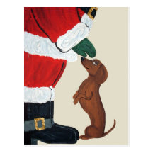 Tax och Santa Vykort