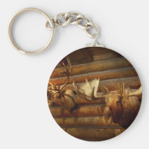 Taxidermy - jaktlogen nyckel ring