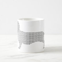 TaxSilhouette från många Mugg