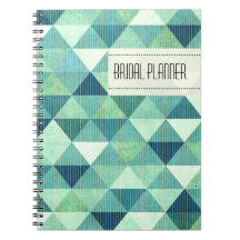:: TBA:: Brud- Plannerkricka för modern linjer Anteckningsböcker Med Spiral