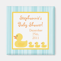 {TBA} bubblar 2"" Rubber Ducky x2 partyfavörmagnet Kylskåps Magneter