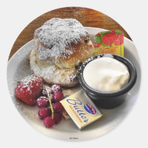 Tea- och Sconesklistermärke