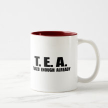 TEA - SOM REDAN AR BESKATTAD NOG KAFFE MUGG
