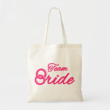 Team Bride Bachelorette Party Tote Bag