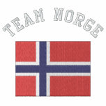 TEAM NORGE Sports Flag Embroidered Track Jacket