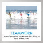 TEAMWORKdemotivationalaffisch