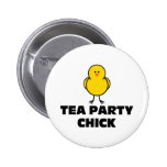Teapartychick Knapp Med Nål