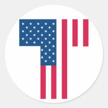 Teapartyflagga Klistermärke