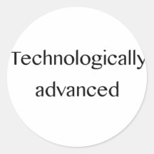 technologically avancerat klistermärken