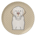 Tecknad för Clumber Spaniel Dinner Plate