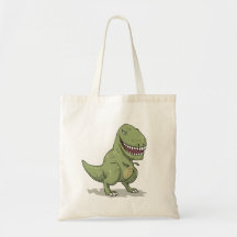 Tecknad för Dinosaur T Rex Tygkasse