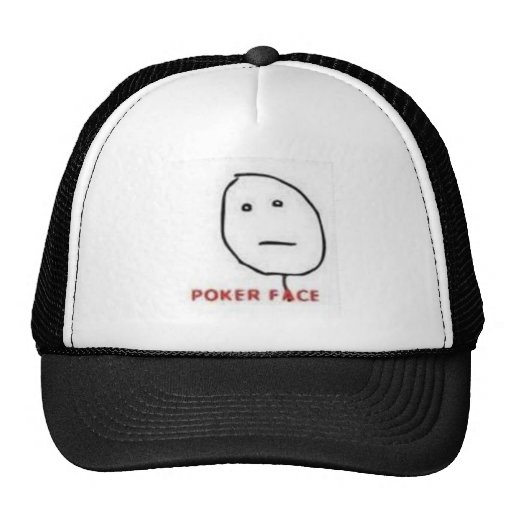 Tecknad för pokeransikteursinne keps