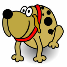 Tecknad hund photo cutout