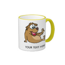 Tecknad hundmugg