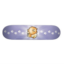 Tecknad Pomeranian Anpassningsbara Skateboard