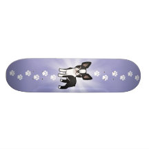 TecknadBoston Terrier Anpassad Skate Board