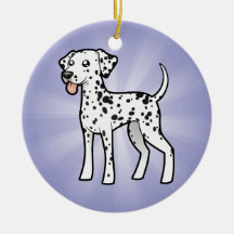 TecknadDalmatian Juldekoration