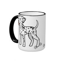 TecknadDalmatian Mugg