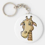 Tecknadgiraff Nyckel Ringar