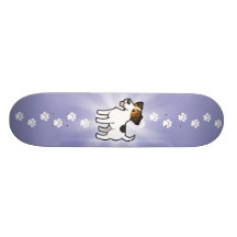 TecknadjackRussell Terrier Anpassningsbara Skateboard