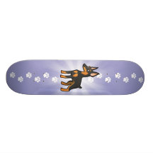 TecknadminiatyrPinscher/Manchester Terrier Skate Board