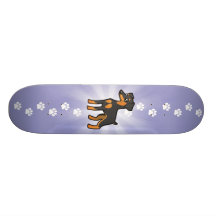 TecknadminiatyrPinscher/Manchester Terrier Skate Decks