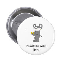Tecknadmus med ost pins