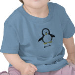 Tecknadpingvinskjorta som personifieras för barn t shirt